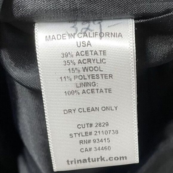 TRINA TURK Dress Womens 2 Bronze Metallic Sleeveless Mini NEW Sheath - Picture 7 of 9